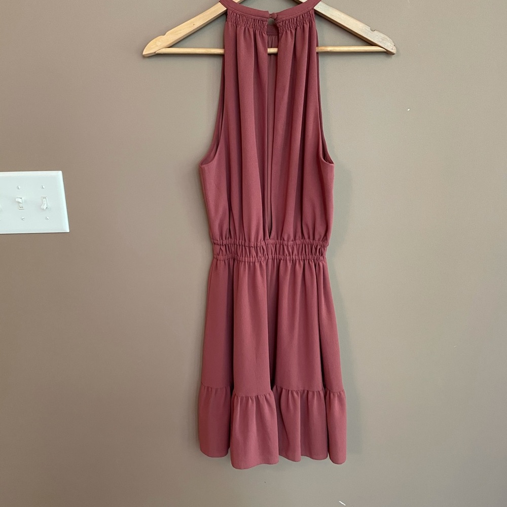 Aritzia Wilfred Effet Mini Dress Dusty Rose size XS - Picture 6 of 11